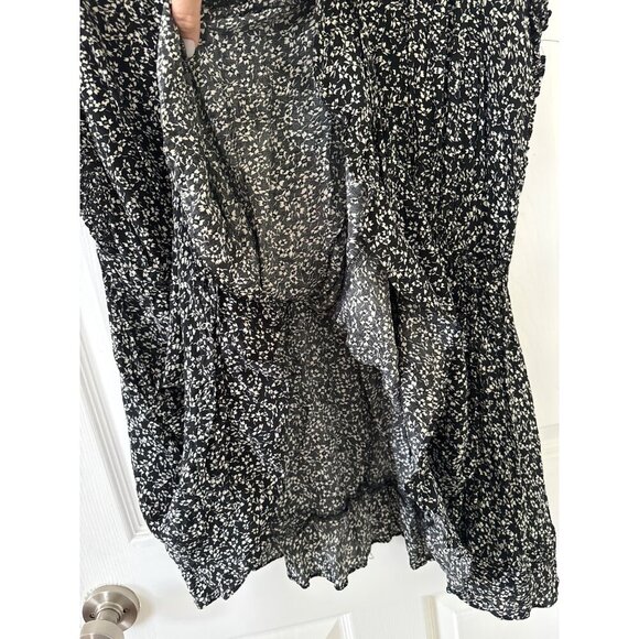 Free People One Fine Day Floral Babydoll Swing Mini Dress Size Medium - Picture 9 of 14